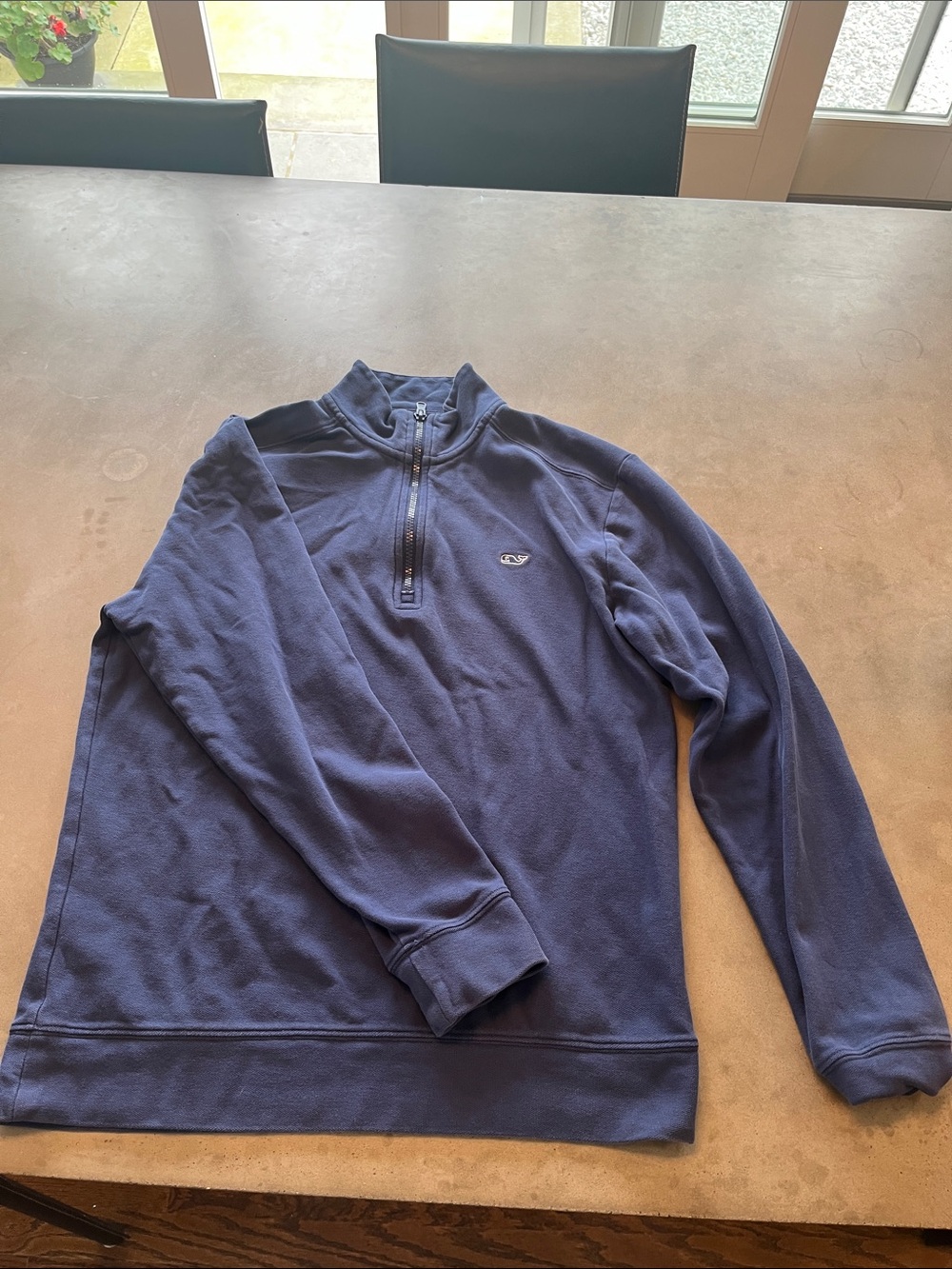 Vineyard Vines Men's Navy Half-Zip Pullover Sweatshirt